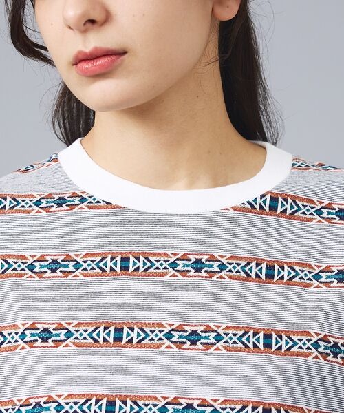 ABAHOUSE / アバハウス Tシャツ | 【PENDLETON/ペンドルトン】Jacquard Tee / ジャガード 総 | 詳細4