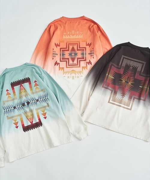 ABAHOUSE / アバハウス Tシャツ | 【PENDLETON / ペンドルトン】Gradation dye /グラデーシ | 詳細7