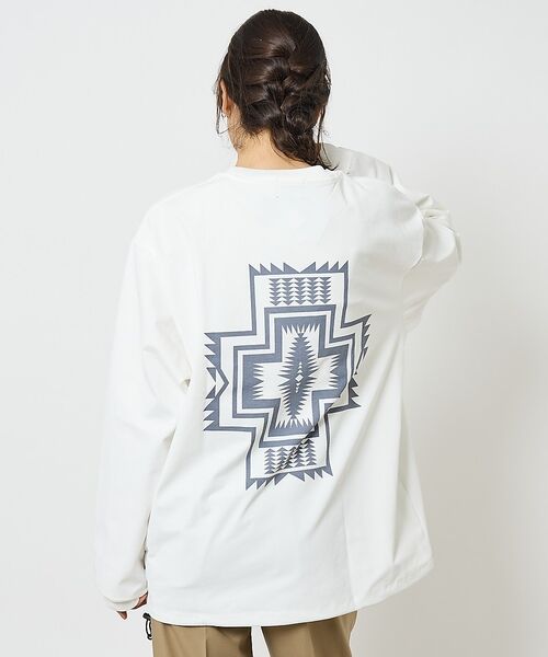 ABAHOUSE / アバハウス Tシャツ | 【PENDLETON/ペンドルトン】CALCULO /カルキュロ/吸水速乾/Je（オフホワイト）