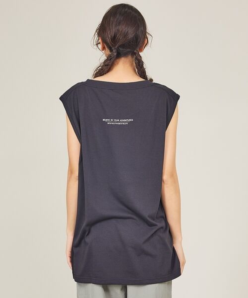 ABAHOUSE / アバハウス キャミソール・チューブトップ | 【NANGA/ナンガ】DRY MIX TANK TOP /ロゴプリント 吸汗速乾 | 詳細27