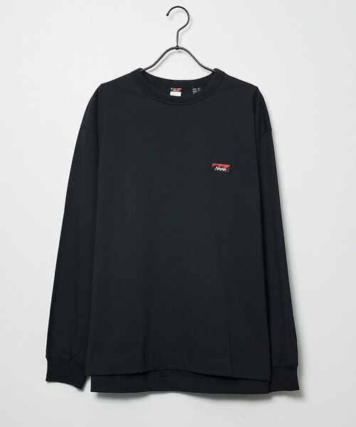 ABAHOUSE / アバハウス Tシャツ | 【NANGA/ナンガ】ECO HYBRID BOX LOGO EMBROIDER（ブラック）
