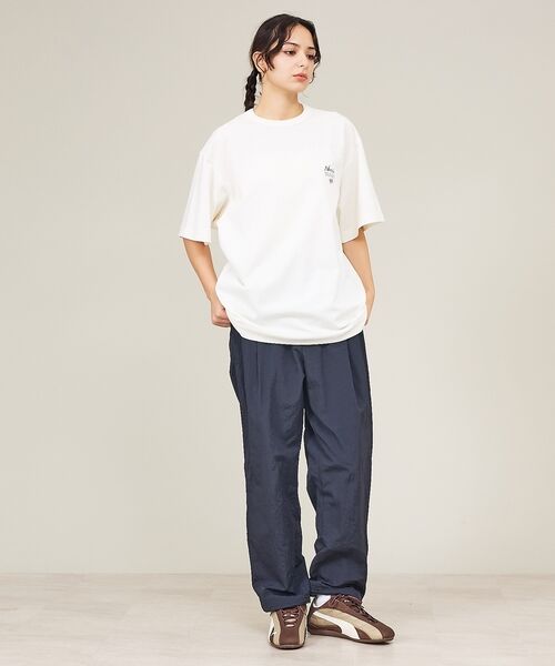 ABAHOUSE / アバハウス Tシャツ | 【NANGA / ナンガ】Back Flower Print T-Shirt / | 詳細2