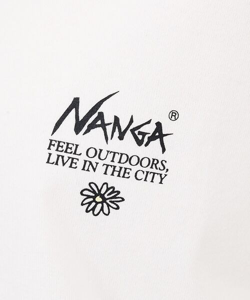 ABAHOUSE / アバハウス Tシャツ | 【NANGA / ナンガ】Back Flower Print T-Shirt / | 詳細9