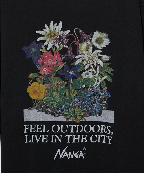 ABAHOUSE / アバハウス Tシャツ | 【NANGA / ナンガ】Back Flower Print T-Shirt / | 詳細26