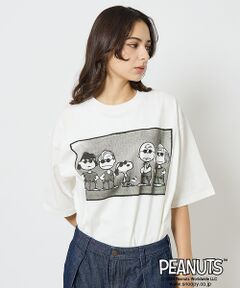 ABAHOUSE / アバハウス Tシャツ | 【JOHNBULL/ジョンブル】PEANUTS SHADE GANGプリントTシ