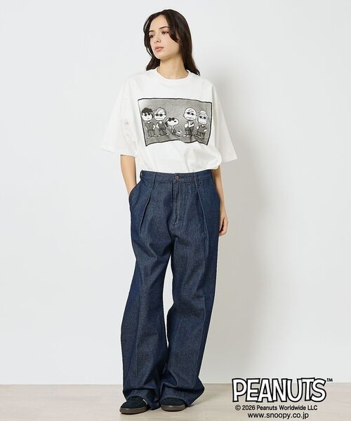 ABAHOUSE / アバハウス Tシャツ | 【JOHNBULL/ジョンブル】PEANUTS SHADE GANGプリントTシ | 詳細2