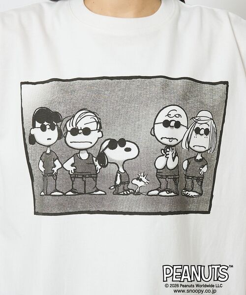 ABAHOUSE / アバハウス Tシャツ | 【JOHNBULL/ジョンブル】PEANUTS SHADE GANGプリントTシ | 詳細9
