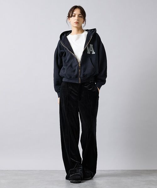 ABAHOUSE / アバハウス パーカー | 【REMI RELIEF / レミ レリーフ】  SP加工 3飛び裏毛 ZIPパ | 詳細1