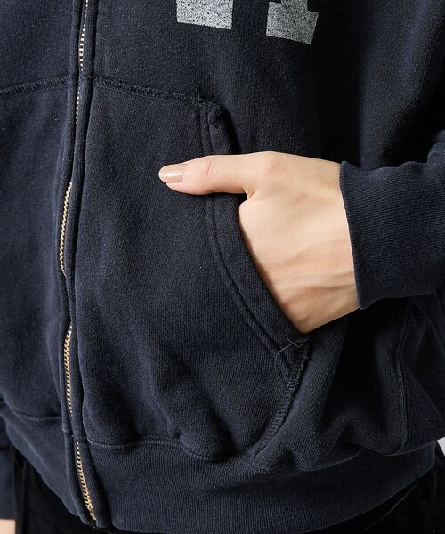 ABAHOUSE / アバハウス パーカー | 【REMI RELIEF / レミ レリーフ】  SP加工 3飛び裏毛 ZIPパ | 詳細17