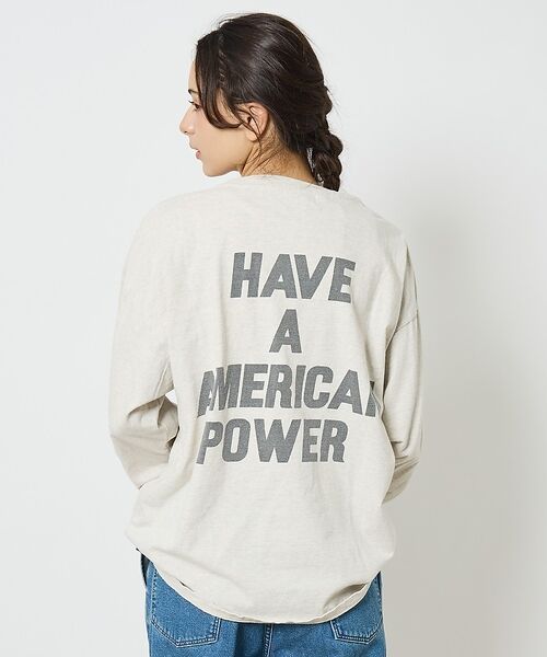 ABAHOUSE / アバハウス Tシャツ | 【REMI RELIEF / レミ レリーフ】  HARD SP加工 20/-（オフホワイト）