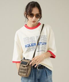 ABAHOUSE / アバハウス Tシャツ | 【POLeR/ポーラー】リンガーTシャツ / 61MCV0057 / ユニセック
