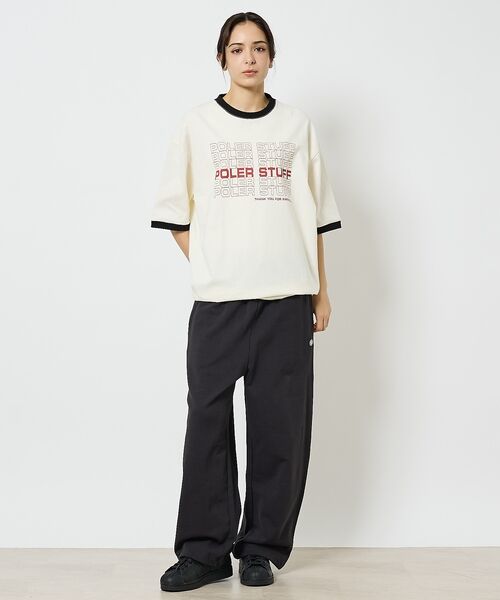 ABAHOUSE / アバハウス Tシャツ | 【POLeR/ポーラー】リンガーTシャツ / 61MCV0057 / ユニセック | 詳細1