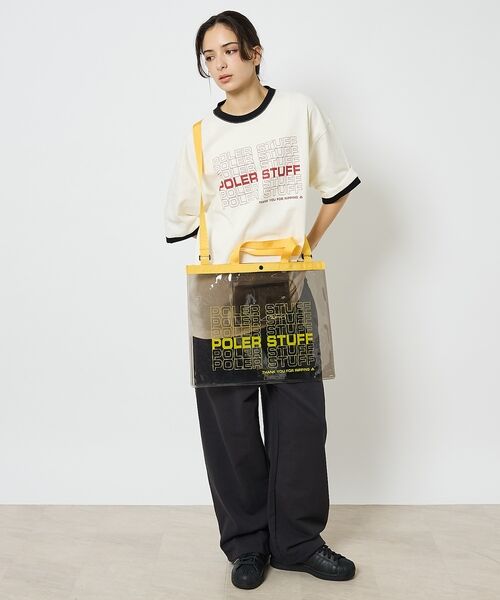 ABAHOUSE / アバハウス Tシャツ | 【POLeR/ポーラー】リンガーTシャツ / 61MCV0057 / ユニセック | 詳細12