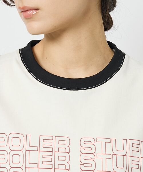 ABAHOUSE / アバハウス Tシャツ | 【POLeR/ポーラー】リンガーTシャツ / 61MCV0057 / ユニセック | 詳細6