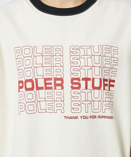 ABAHOUSE / アバハウス Tシャツ | 【POLeR/ポーラー】リンガーTシャツ / 61MCV0057 / ユニセック | 詳細8