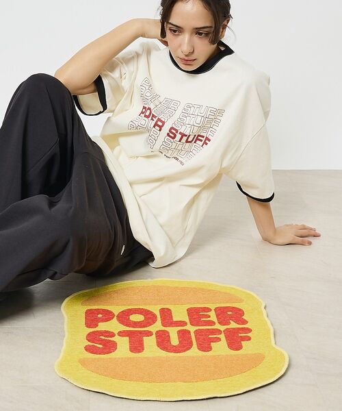 ABAHOUSE / アバハウス Tシャツ | 【POLeR/ポーラー】リンガーTシャツ / 61MCV0057 / ユニセック（ホワイト系その他1）