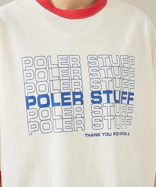 ABAHOUSE / アバハウス Tシャツ | 【POLeR/ポーラー】リンガーTシャツ / 61MCV0057 / ユニセック | 詳細23