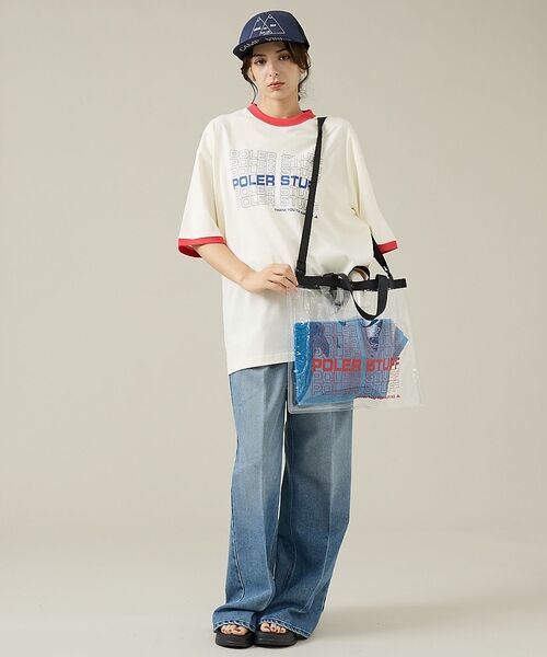 ABAHOUSE / アバハウス Tシャツ | 【POLeR/ポーラー】リンガーTシャツ / 61MCV0057 / ユニセック | 詳細16