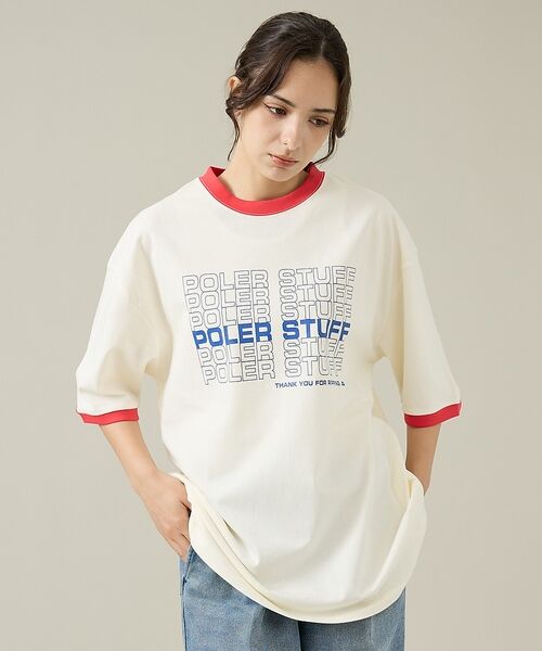 ABAHOUSE / アバハウス Tシャツ | 【POLeR/ポーラー】リンガーTシャツ / 61MCV0057 / ユニセック | 詳細19