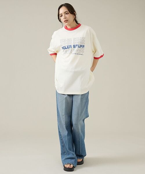 ABAHOUSE / アバハウス Tシャツ | 【POLeR/ポーラー】リンガーTシャツ / 61MCV0057 / ユニセック | 詳細21