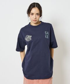 ABAHOUSE / アバハウス Tシャツ | 【YOIDORE/ヨイドレ】 酒愛好家　刺繍Tシャツ/SAKE ネオンプリントＴ