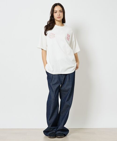 ABAHOUSE / アバハウス Tシャツ | 【YOIDORE/ヨイドレ】 酒愛好家　刺繍Tシャツ/SAKE ネオンプリントＴ | 詳細23