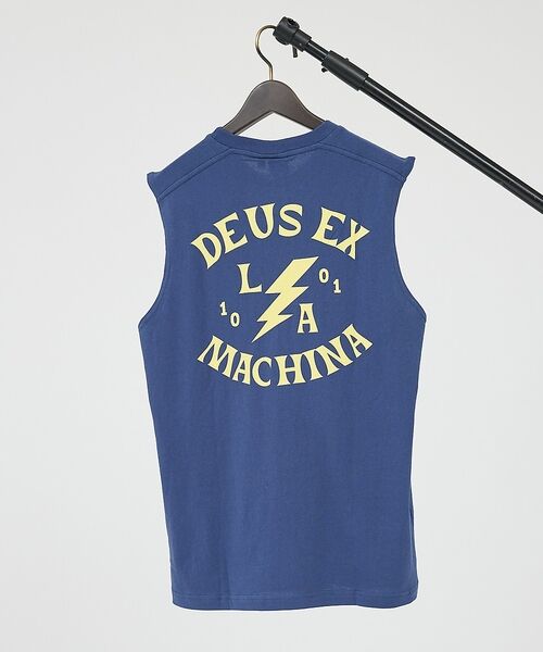 ABAHOUSE / アバハウス Tシャツ | 【Deus Ex Machina / デウスエクスマキナ】Chinook Mus（ネイビー）