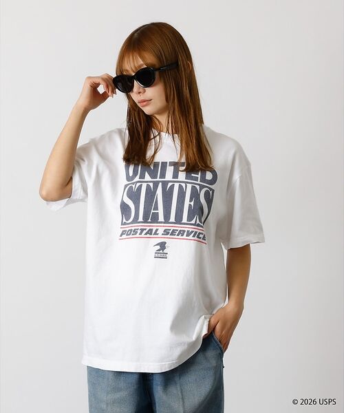 ABAHOUSE / アバハウス Tシャツ | 【GOOD ROCK SPEED / グッドロックスピード】USPS/U.S.M（ホワイト系その他2）