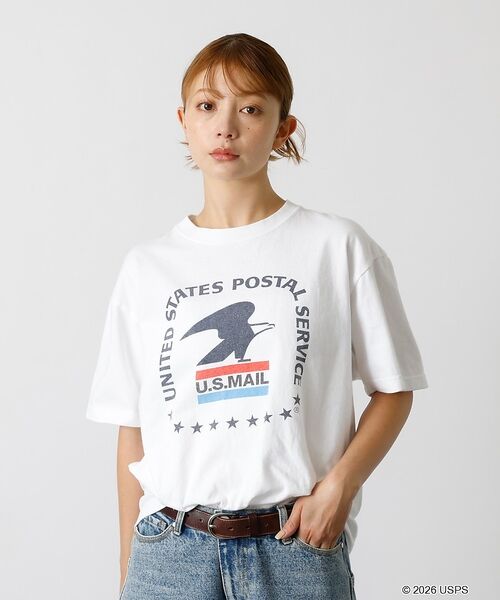 ABAHOUSE / アバハウス Tシャツ | 【GOOD ROCK SPEED / グッドロックスピード】USPS/U.S.M（ホワイト系その他3）