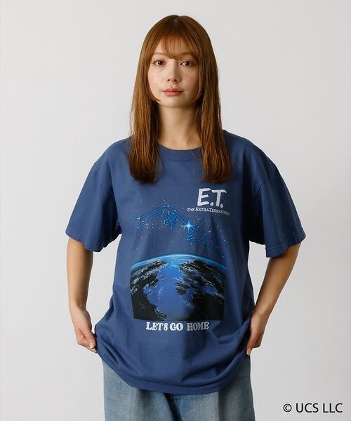 ABAHOUSE / アバハウス Tシャツ | 【GOOD ROCK SPEED/グッドロックスピード】E.T. /BACK T（インディゴ）