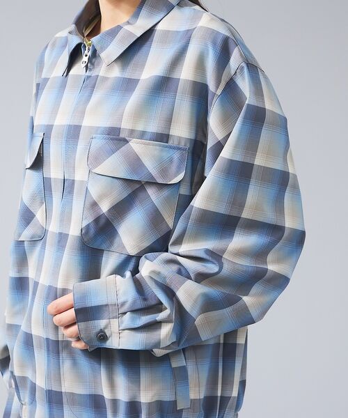 ABAHOUSE / アバハウス ブルゾン | 【PENDLETON/ペンドルトン】Zip Shirt Jacket/オンブレー | 詳細5