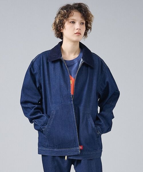 ABAHOUSE / アバハウス ブルゾン | 【Dickies / ディッキーズ】DENIM Eisenhower Jacke（インディゴ）