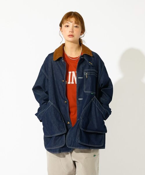 ABAHOUSE / アバハウス テーラードジャケット | 自社限定【L.L.BEAN /エルエルビーン】Beans  Denim Fiel（ダークネイビー）