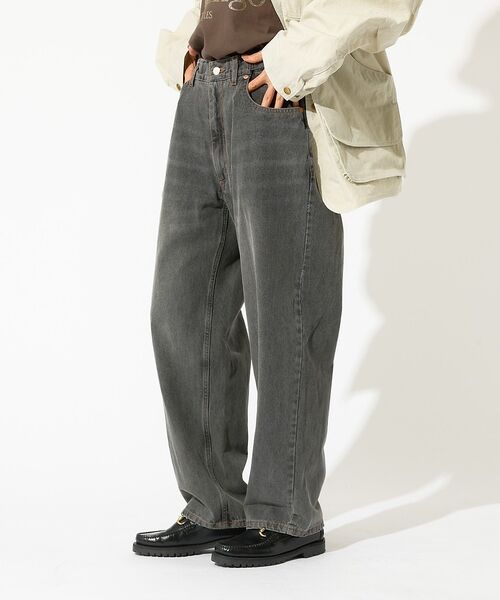 ABAHOUSE / アバハウス デニムパンツ | 【LLBEAN/エルエルビーン】Dexter Comfort denim/デクス（チャコールグレー）