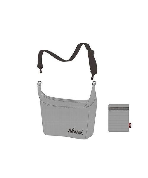 ABAHOUSE / アバハウス ショルダーバッグ | 【NANGA/ナンガ】Fibermax TUL COMPACT SACOCHE/ | 詳細11