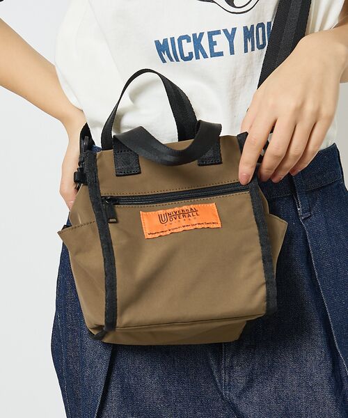 ABAHOUSE / アバハウス ショルダーバッグ | 【UNIVERSALOVERALL / ユニバーサルオーバーオール】2WAY ミ（カーキ）