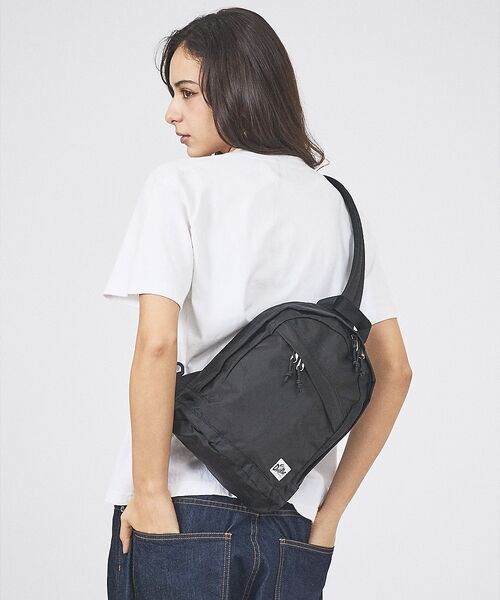 ABAHOUSE / アバハウス リュック・バックパック | 【Drifter / ドリフター】ワンショルダー スリングバッグ / ユニセック（ブラック）