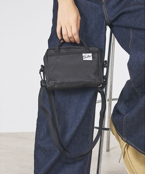 ABAHOUSE / アバハウス ショルダーバッグ | 【Drifter / ドリフター】ショルダー バッグ / ユニセックス / DF（ブラック）