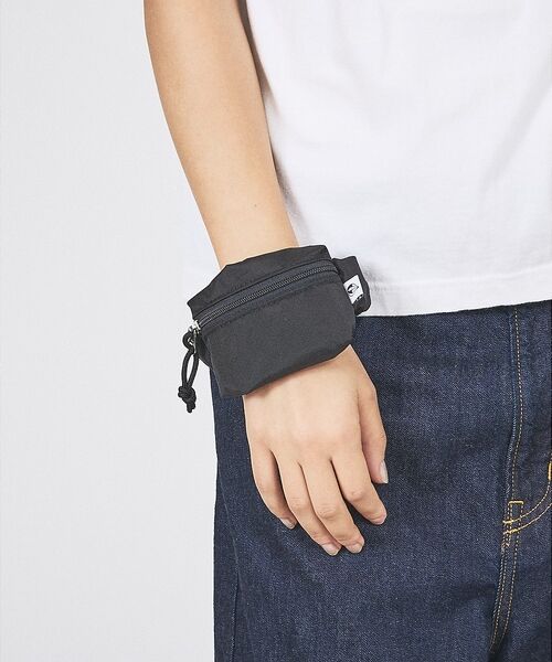 ABAHOUSE / アバハウス バッグ | 【Drifter / ドリフター】ギャザーリスト ポーチ / DFV1109【予（ブラック）