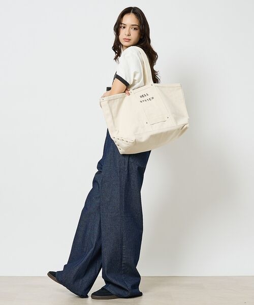 ABAHOUSE / アバハウス ショルダーバッグ | 【BELL SYSTEM / ベルシステム】Canvas Tool Bag / | 詳細1
