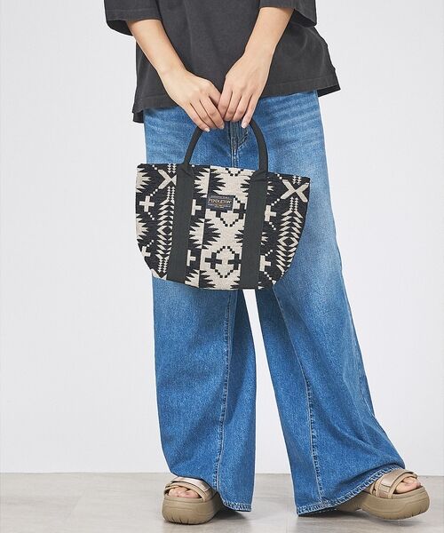 ABAHOUSE / アバハウス トートバッグ | 【PENDLETON / ペンドルトン】GOBELINS MINI TOTE /（ブラック）