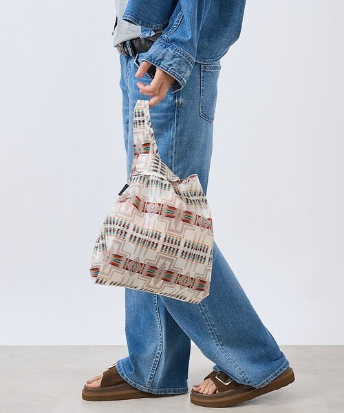 ABAHOUSE / アバハウス エコバッグ | 【PENDLETON / ペンドルトン】SHOPPER With POUCH/シ（ベージュ）