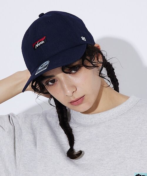 ABAHOUSE / アバハウス ハット | 【NANGA×ナンガ】×MLB公認 ’47BRAND/HINOC CAP/キャッ（ネイビー）