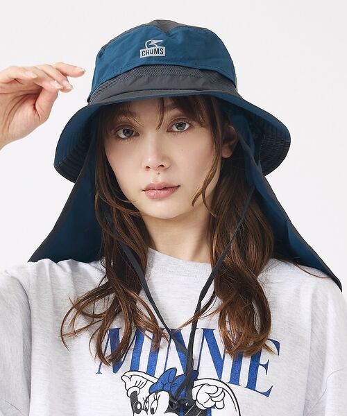 ABAHOUSE / アバハウス ハット | 【CHUMS / チャムス】サンシェードハット / ユニセックス / 帽子（ブルー系その他2）