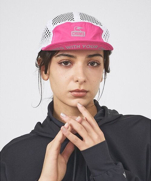 ABAHOUSE / アバハウス ハット | 【CHUMS/チャムス】Running Mesh Cap/ランニングメッシュキャ（ローズ）
