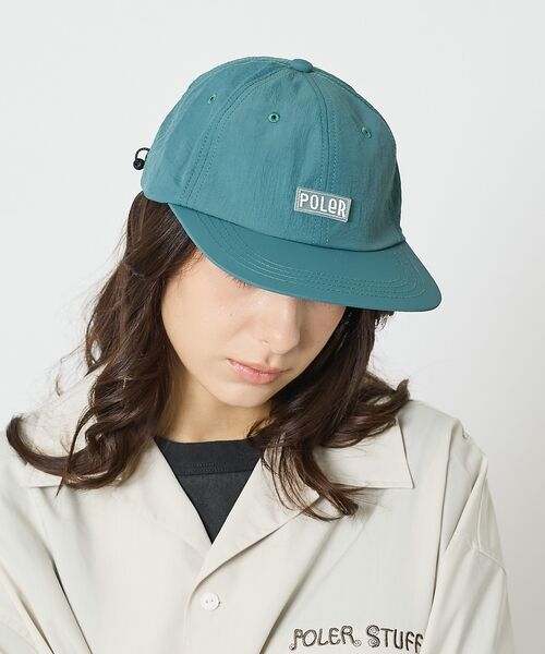 ABAHOUSE / アバハウス ハット | 【POLER / ポーラー】ファリーフォント ナイロン 6パネル キャップ / | 詳細14
