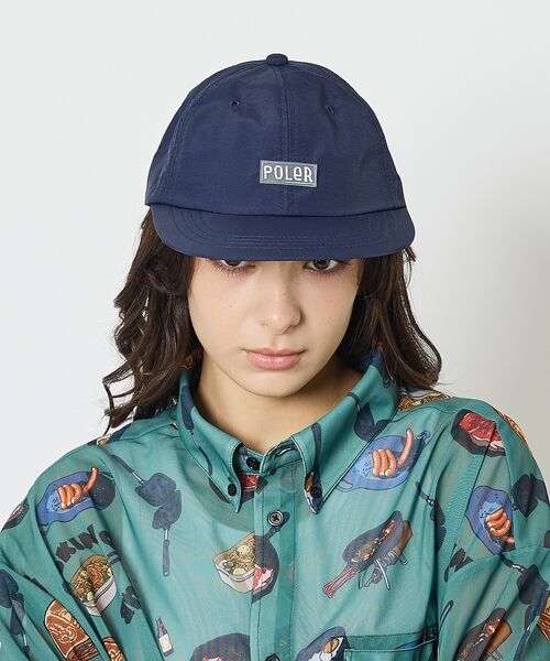 ABAHOUSE / アバハウス ハット | 【POLER / ポーラー】ファリーフォント ナイロン 6パネル キャップ / | 詳細17