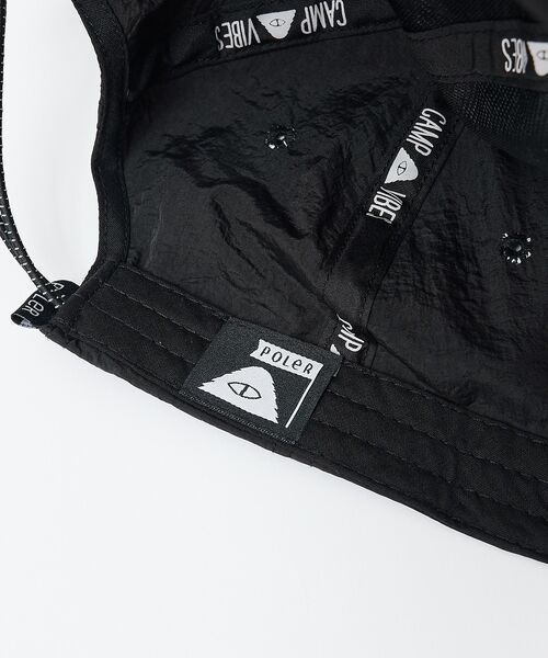 ABAHOUSE / アバハウス ハット | 【POLER / ポーラー】ファリーフォント ナイロン 6パネル キャップ / | 詳細6