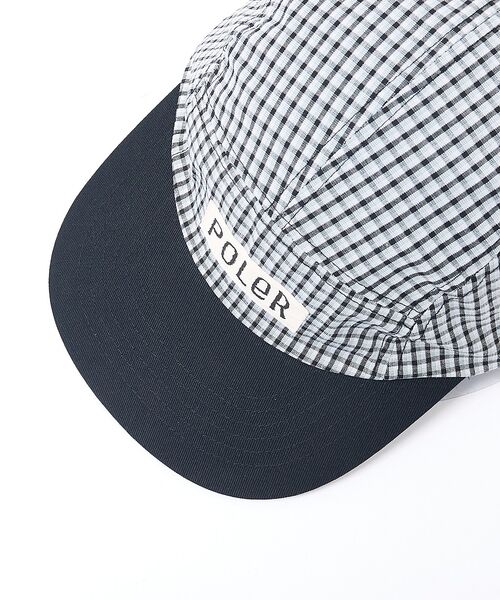 ABAHOUSE / アバハウス ハット | 【POLER / ポーラー】チェック 5パネル キャップ / ユニセックス | 詳細12
