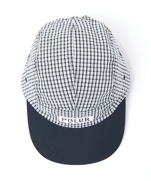 ABAHOUSE / アバハウス ハット | 【POLER / ポーラー】チェック 5パネル キャップ / ユニセックス | 詳細14